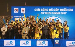 Đè bẹp Bình Dương 5-1, SLNA đoạt Cúp quốc gia