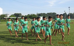 Học viện bóng đá NutiFood đá giao hữu với U-13 Frontale