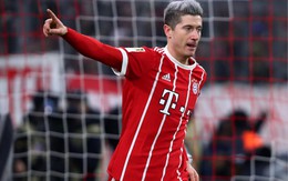 ​Lewandowski giúp B.M đào sâu khoảng cách với nhóm bám đuổi