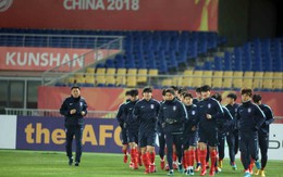 U-23 Hàn Quốc tập kín trước cuộc đối đầu với Việt Nam