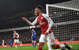 Aubameyang ghi bàn, Arsenal đè bẹp Everton