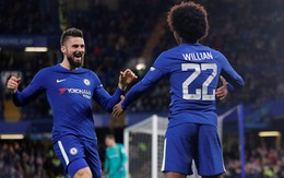 ​Giroud “mở hàng”, Chelsea tưng bừng vào tứ kết cúp FA