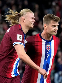 Haaland lập cú đúp, Na Uy thắng 4-1, 'gần như chắc chắn' giành vé dự World Cup sau 28 năm