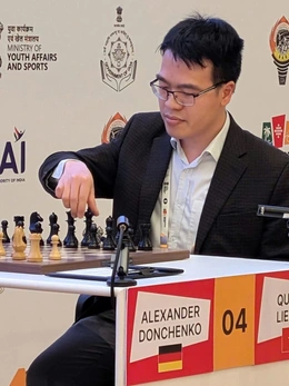 Lê Quang Liêm bất phân thắng bại tại vòng 5 World Cup cờ vua 2025