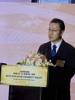 Các doanh nghiệp Hàn Quốc ở Việt Nam góp hơn 30 tỉ đồng làm từ thiện