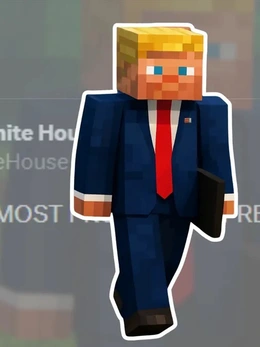 Nhà Trắng đăng tải ảnh ông Trump hóa thân thành nhân vật trong Minecraft?