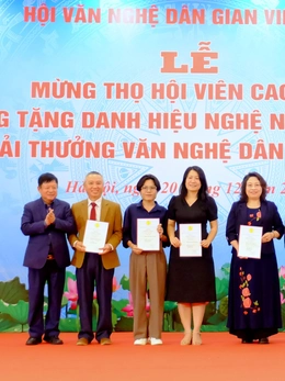 Giải thưởng Văn nghệ dân gian lại không có giải nhất