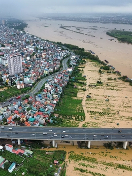 'Siêu dự án' trục cảnh quan sông Hồng: Kiến tạo không gian sống mới, không quên nguy cơ lũ lụt