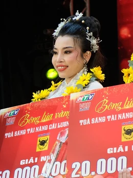 Huỳnh Kim Tho trượt quán quân Bông lúa vàng 2025 đáng tiếc