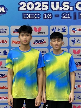 Bóng bàn Việt Nam gặt hái thành tích trên đất Mỹ