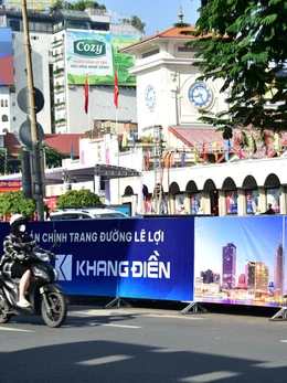 Khởi công 'làm đẹp' đường Lê Lợi, hầu hết nhà 'mặt tiền' đồng thuận