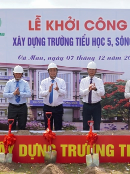 Ninh Bình hỗ trợ ‘anh em kết nghĩa’ Cà Mau 20 tỉ đồng xây trường học
