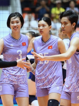 Áp đảo Kazakhstan, bóng chuyền nữ Việt Nam lần thứ 3 liên tiếp vào chung kết AVC Nations Cup