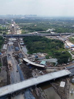 TP.HCM yêu cầu khẩn trương làm xong đường tạm kết nối cầu Nhơn Trạch trước 15-8