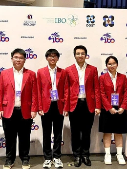 4 học sinh Việt Nam đều đạt giải tại Olympic Sinh học quốc tế năm 2025
