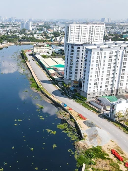 Thêm 7km đường ven kênh Tham Lương sắp thông xe trước Tết Nguyên đán