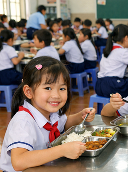 Lo thực phẩm bẩn vào trường học, nhiều trường ở quận 7 cũ (TP.HCM) dừng bữa ăn bán trú