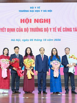 Lần đầu tiên Đại học Y Hà Nội có đủ 6 thành viên ban giám hiệu