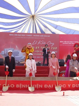 Gia Lai khởi công khu điều trị y tế kỹ thuật cao 300 tỉ đồng