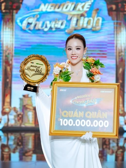 Người đẹp hát bolero Mai Diễm My đoạt quán quân Người kể chuyện tình