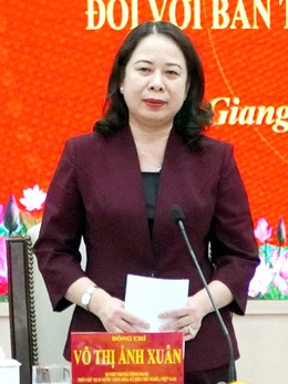 Phó chủ tịch nước Võ Thị Ánh Xuân: Cần bám sát mục tiêu tăng trưởng trên 10%