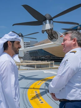 Dubai ra mắt trạm taxi bay 'đầu tiên trên thế giới', nói bắt đầu hoạt động cuối năm nay