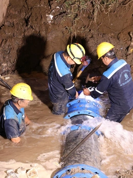 Bể ống nước khu Chợ Lớn khiến quận 8, Bình Tân, Nhà Bè, Cần Giờ, Bình Chánh cũ nước yếu 48 tiếng