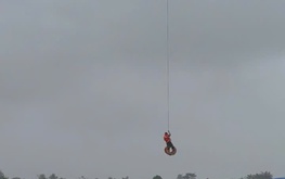 Drone saves man from capsized boat amid severe flooding in central Vietnam