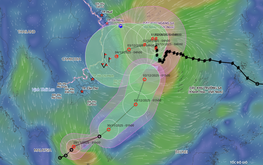 Storm Koto drifts slowly as rare tropical depression moves into East Vietnam Sea