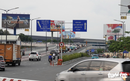 Chaotic outdoor ads in Ho Chi Minh City raise traffic safety concerns