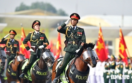 Bien Hoa hosts another full-scale military parade rehearsal ahead of Vietnam’s 50th Reunification Day