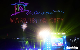 Detailed schedule for fireworks, drone shows in Ho Chi Minh City for Reunification Day celebrations