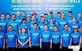Friendship Walk in Ho Chi Minh City marks 80 years of Vietnamese diplomacy
