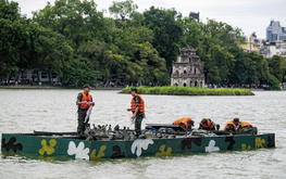 Water fireworks ready to light up Hanoi’s West Lake this evening
