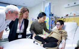 Vietnamese First Lady visits hospital-school model for children in Belgium