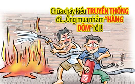 Bình chữa cháy giả: Cháy nhà mới ra mặt chuột!