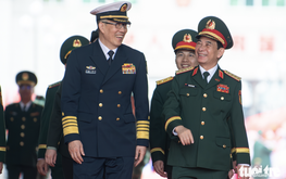 Vietnam’s General Phan Van Giang chairs welcome ceremony for Chinese defense minister