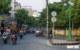 Median to be closed at Ho Chi Minh City intersection for metro station construction on weekend