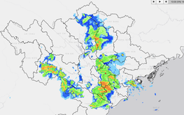 Thunderstorm cloud bands bring rain to northern Vietnam