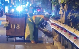 Ho Chi Minh City sanitation company apologizes after worker caught dumping garbage into canal