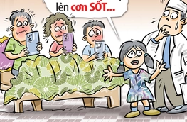 Cả nhà con bị sốt bác sĩ ơi