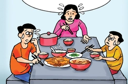 Khi bạn sống đủ lâu để thấy người nghèo... chỉ có thịt để ăn