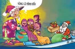 Ông già Noel vùng lũ