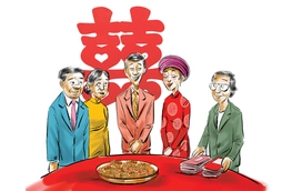 Nhà trai, nhà gái 'đại chiến' bằng tiền, nhìn phát ham