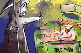 Thần chết quá tải vì thực phẩm bẩn