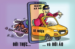 Chùm tranh biếm họa sự khác nhau giữa đời và mạng ảo