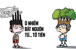 Ô nhiễm bắt nguồn từ… tờ tiền