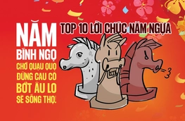 Top 10 lời chúc năm Bính Ngọ - vui, độc, lạ, ấn tượng