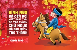 Mã Tiểu Dã chúc mừng năm mới Bính Ngọ