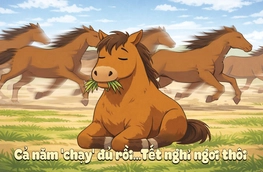 Cả năm chạy đủ rồi, Tết nghỉ ngơi thôi